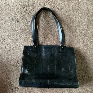 Authentic Salvatore Ferragamo Black Bag/ Purse